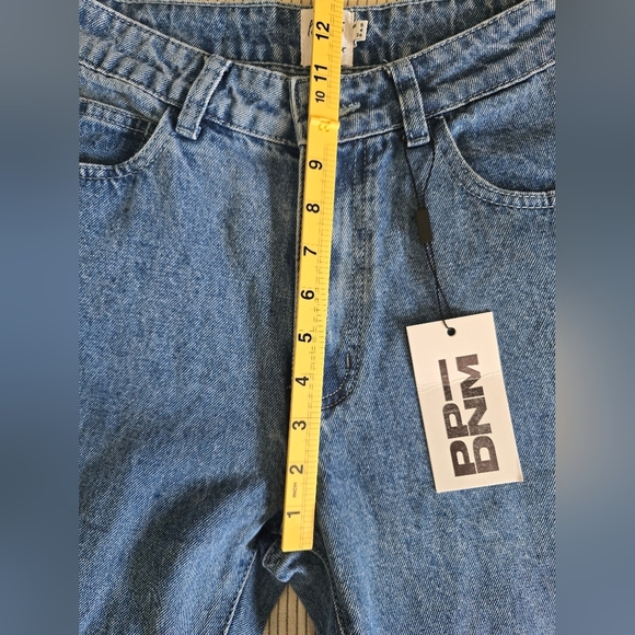 Princess Polly CABARITA Lounge Denim Flared Jeans Medium Wash size 4 NWT - Picture 7 of 9